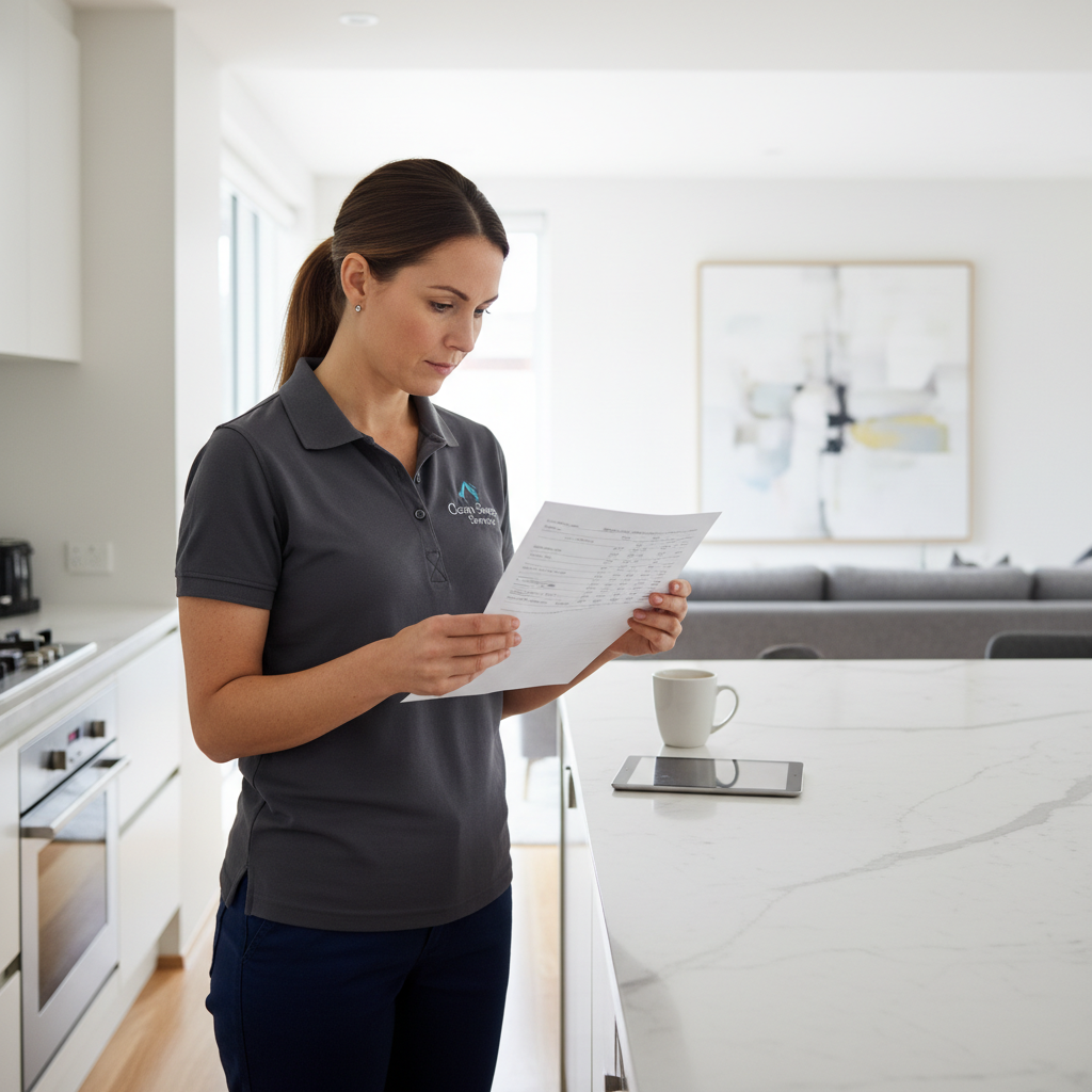 Melbourne home cleaners pricing chart showing hourly and flat-rate options